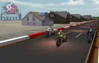 Motor Sepeda Menyerang Permainan: Ras dan Menembak Screen Shot 1