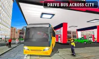 cidade ônibus lavar simulador: gás estação lavar Screen Shot 4