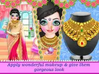 Royal indian wedding girl makeup and mehandi Screen Shot 1