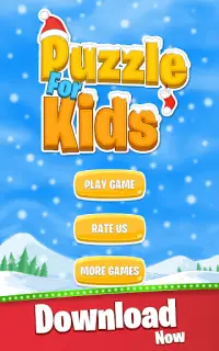 Kids Puzzles - Christmas Jigsaw game Screen Shot 7