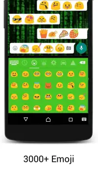 Emoji Neon Matrix Keyboard Screen Shot 2
