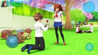 School Love Life: Anime Games Screen Shot 1