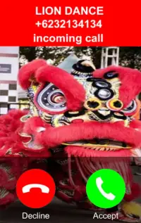 Lion Dance Call Simulator Screen Shot 1