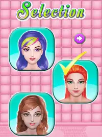 Hair Fashion Salon : Makeover & Spa girl game Screen Shot 5
