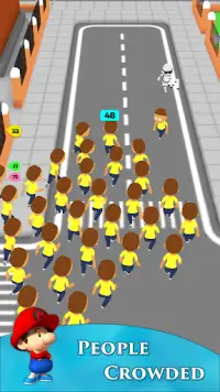 Crowd Run 3D : Multiplayer Screen Shot 0