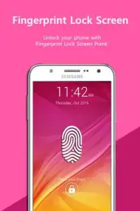 Fingerprint lock screen prank Screen Shot 2