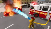 Fire Truck Driving Simulator Screen Shot 4