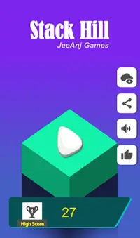 Stack Cube – Stack Building Tiny Square Crash Game Screen Shot 0