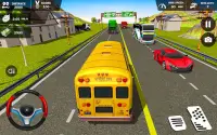 High School Bus Racing Games Screen Shot 2
