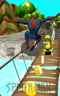 Spider Subway Run - Super Hero Dash Screen Shot 6