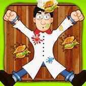 Chef Burger Toss Mania