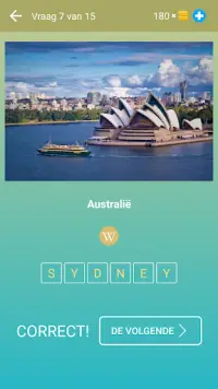 Steden van de wereld: Raad de stad — Quiz, spel Screen Shot 1