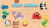 Baby Animal Jigsaw Puzzles - Educational Game Screen Shot 0