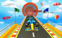Formula Car Stunts Drive Game Screen Shot 2