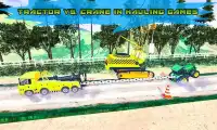 युद्ध और पुल मैच के राक्षस ट्रक टग - बेड़े दौड़ Screen Shot 4