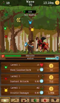 Lumberjack Attack! - Idle Game Screen Shot 1