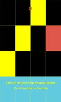 Piano Tiles 2 Black and Yellow Screen Shot 1