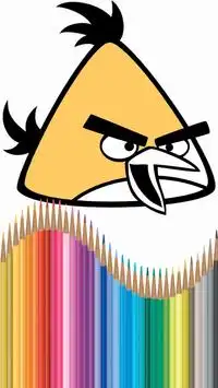 Kids Coloring Book For Angry Birds Screen Shot 1