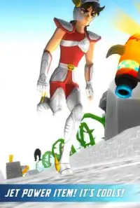 3D Saint Hero Roman Run Screen Shot 2