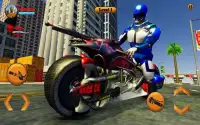 Robot Spider AS Polisi: Bike Hero Gangster Chase Screen Shot 6