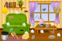 House Clean up Kids Game Screen Shot 1