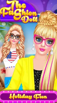 Fashion Doll - Holiday Fun Dress up & Makeover Screen Shot 11