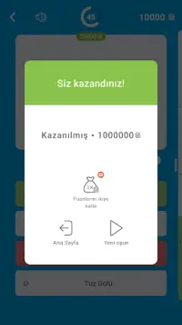 🇹🇷Yeni Milyoner 2020 - Quiz game in Turkish Screen Shot 6