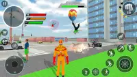 Police Robot Rope Hero Game 3d Screen Shot 3