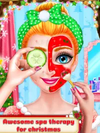 Christmas Girl Makeover Game -Christmas Girl Games Screen Shot 0
