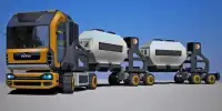 Futuristic Cargo Truck Logging: Hill Climb Driving Screen Shot 6