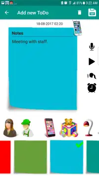 To Do List Notes Alarm Color Reminder Note Notepad Screen Shot 2