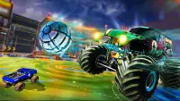 Monster Truck Football League: Rocket Soccer Car Screen Shot 0