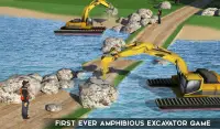 Amphibious Excavator Construction Crane Simulator Screen Shot 5