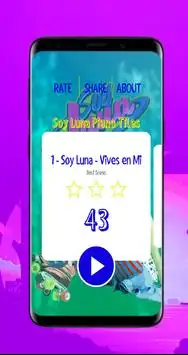 Soy Luna Piano Tap Tiles Screen Shot 0