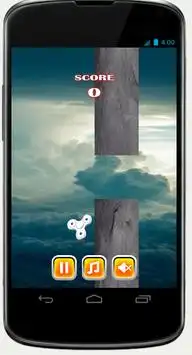 Flappy Fidget Spinner Screen Shot 2