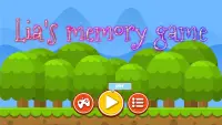 Lia Memory Game Screen Shot 0