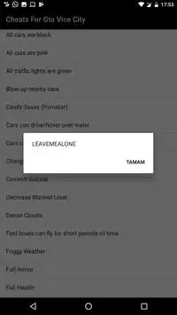 Cheats For Gta Vice City Free Screen Shot 1