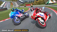 Sepeda Balap Game Motor 3d Screen Shot 0