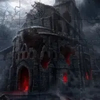 Permainan Teka Jigsaw Gothic Screen Shot 3