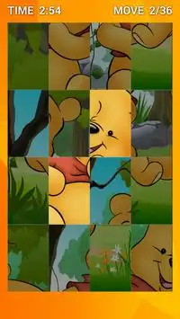 Kid's Swap Puzzle Cute Bear Screen Shot 1