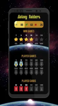 Galaxy Raiders Cards Screen Shot 4