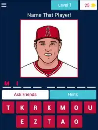 Name That MLB Player Quiz Screen Shot 3