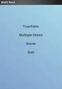 Math Race (The Math Game) Screen Shot 1