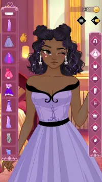 गोल्डन राजकुमारी ड्रेस अप खेल Screen Shot 6