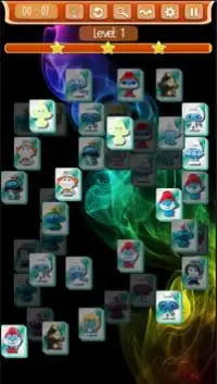 Mahjong Smurf Solitaire Screen Shot 3