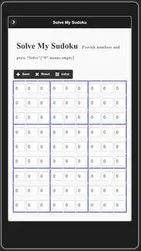 Sudoku Solver in seconds ! Screen Shot 0