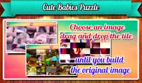 Cute Babies Jigsaw Tile Puzzle Screen Shot 3
