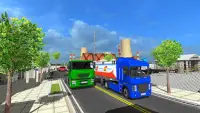 Big Oil Tanker Truck US Oil Tanker Driving Sim Screen Shot 1