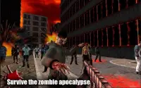 Zombie War - Dead city Screen Shot 2