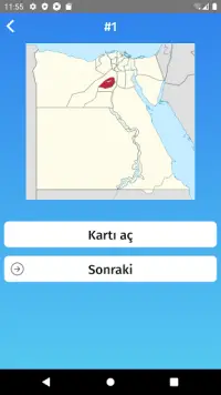 Eyaletleri bul: Mısır - Harita oyunu Screen Shot 4